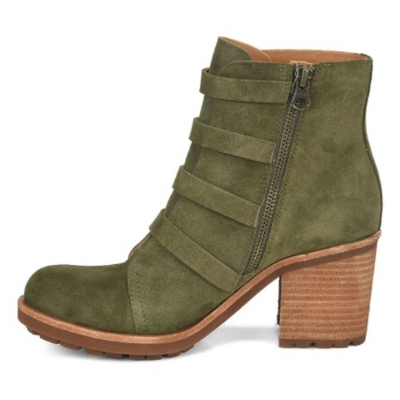 NWT Kork-Ease Green Dee Suede Ankle Boot - Picture 3 of 14